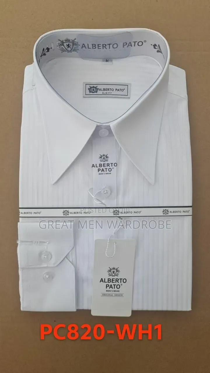 Stripped Shirts White Color
