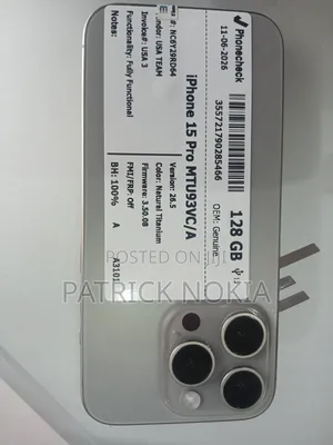 Apple iPhone 15 Pro 128 GB