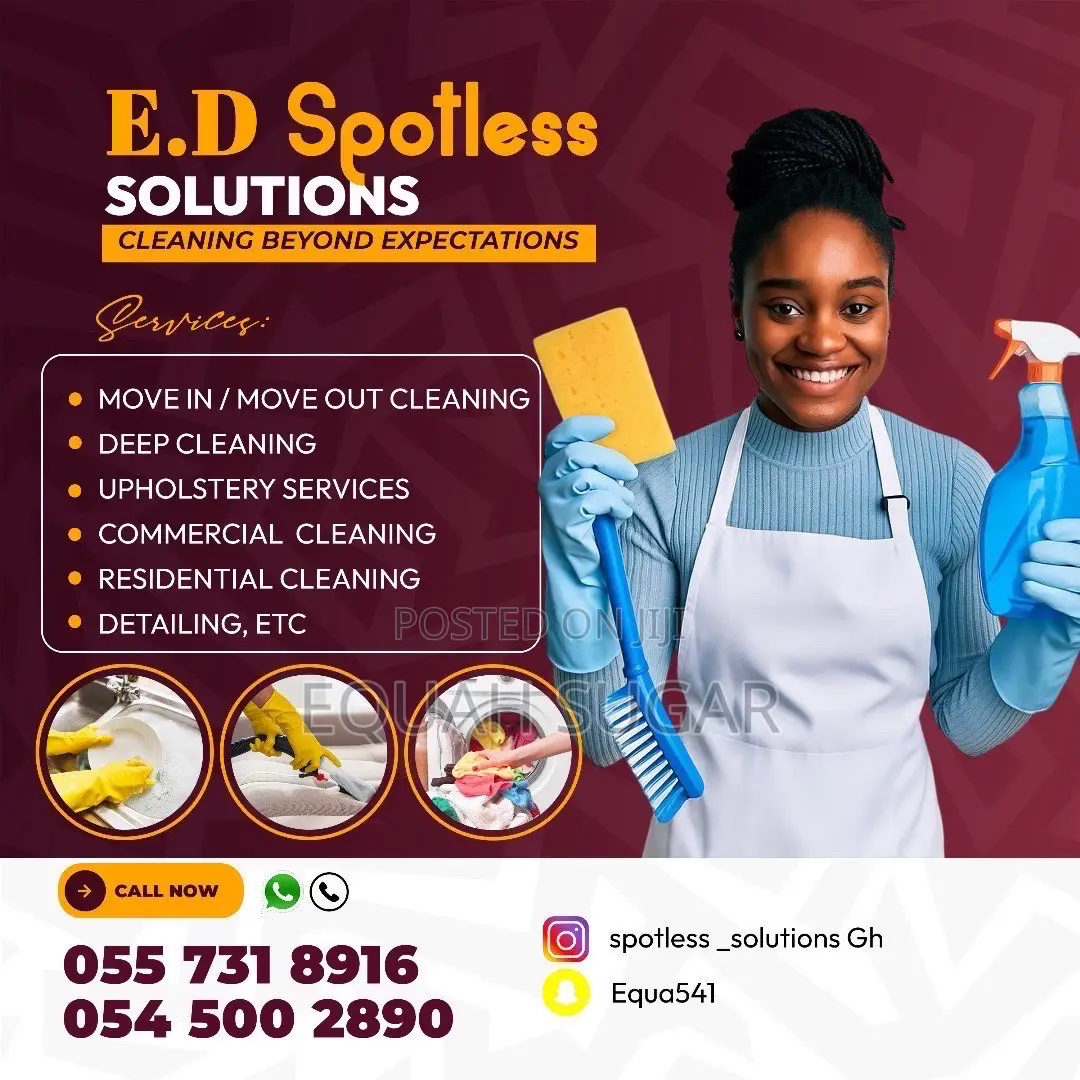 E.D Spotless Solutions Cleaning Company