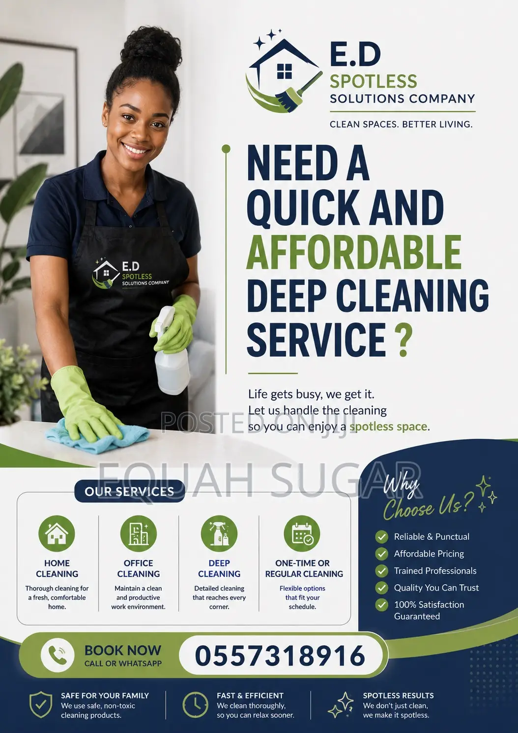 E.D Spotless Solutions Cleaning Company
