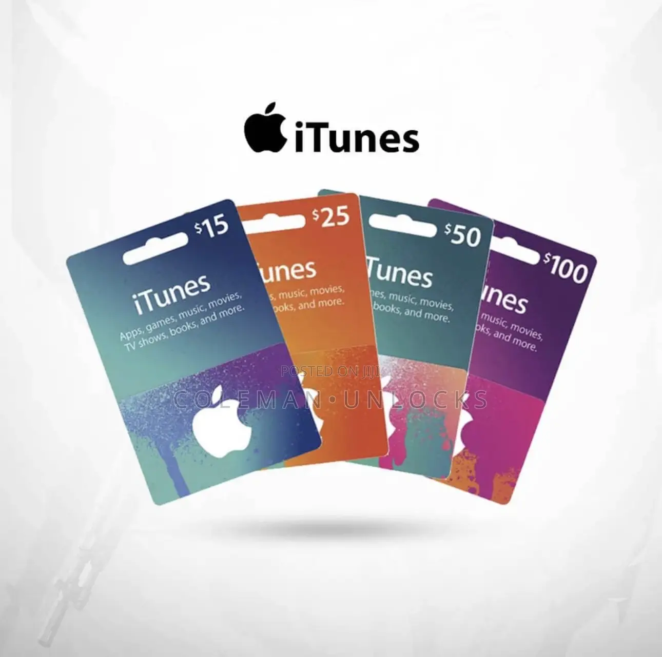 iTunes GiftCards ( Digital Code )