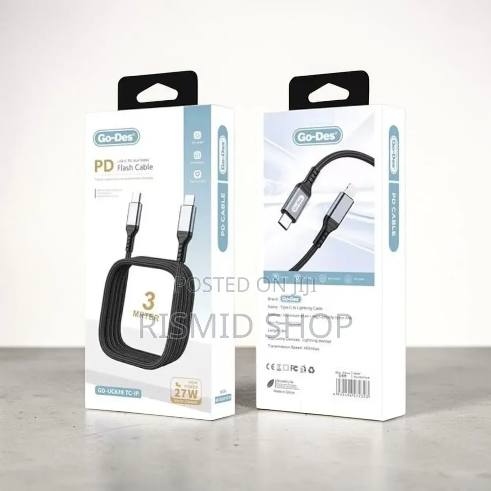 Go-Des Type-C to Lightning Charger(5412)