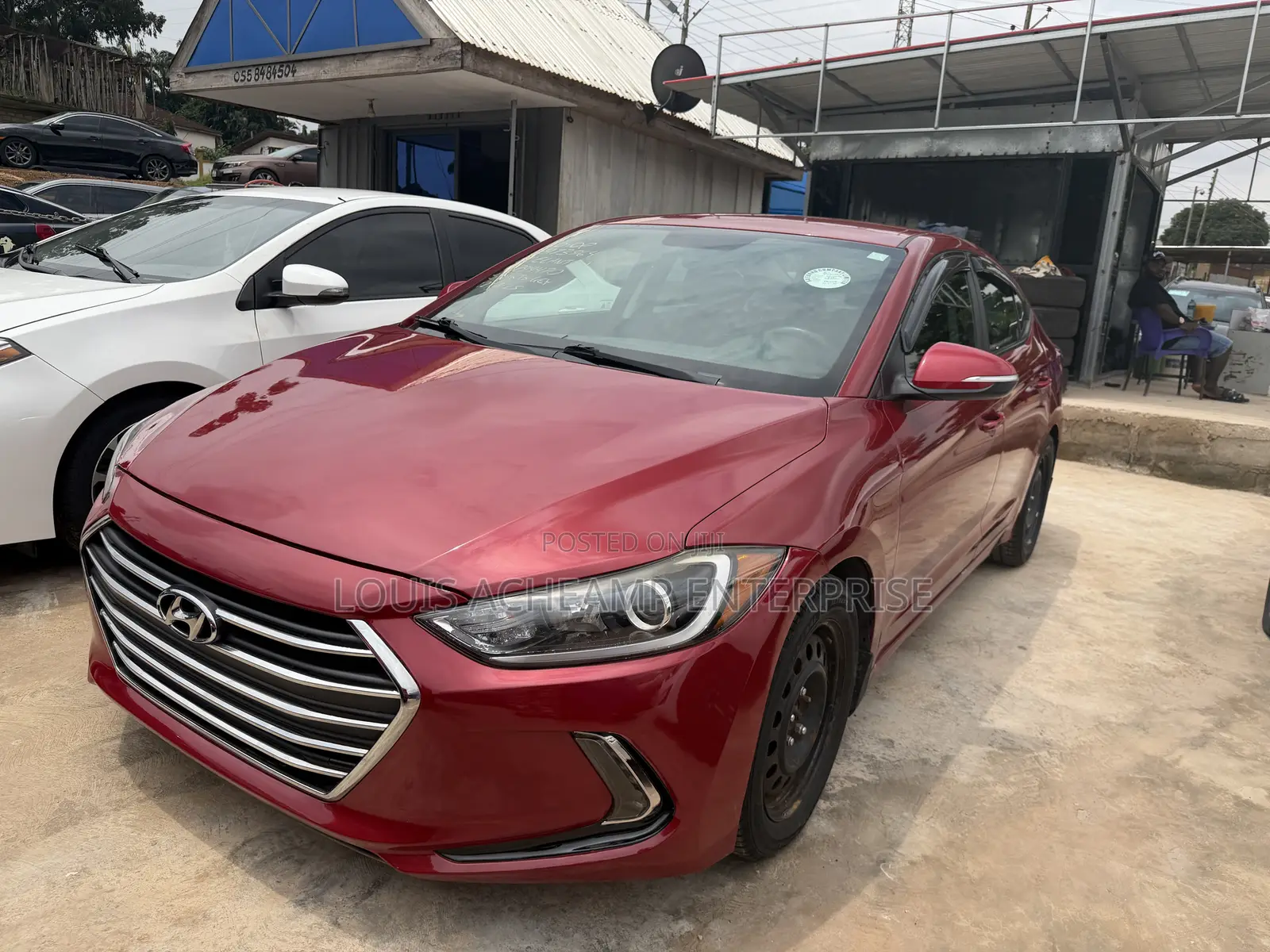 Hyundai Elantra 2017 Red