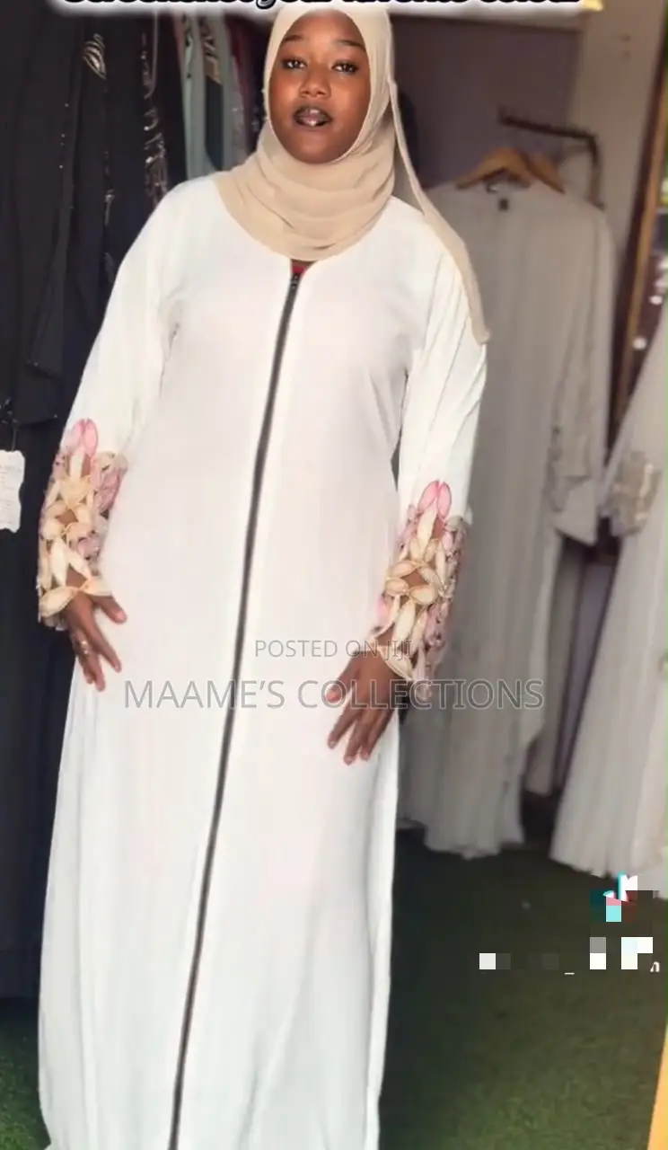 Luxury Embellished Dubai Abaya With Matching Hijab