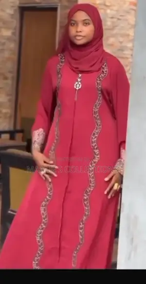Luxury Embellished Dubai Abaya With Matching Hijab
