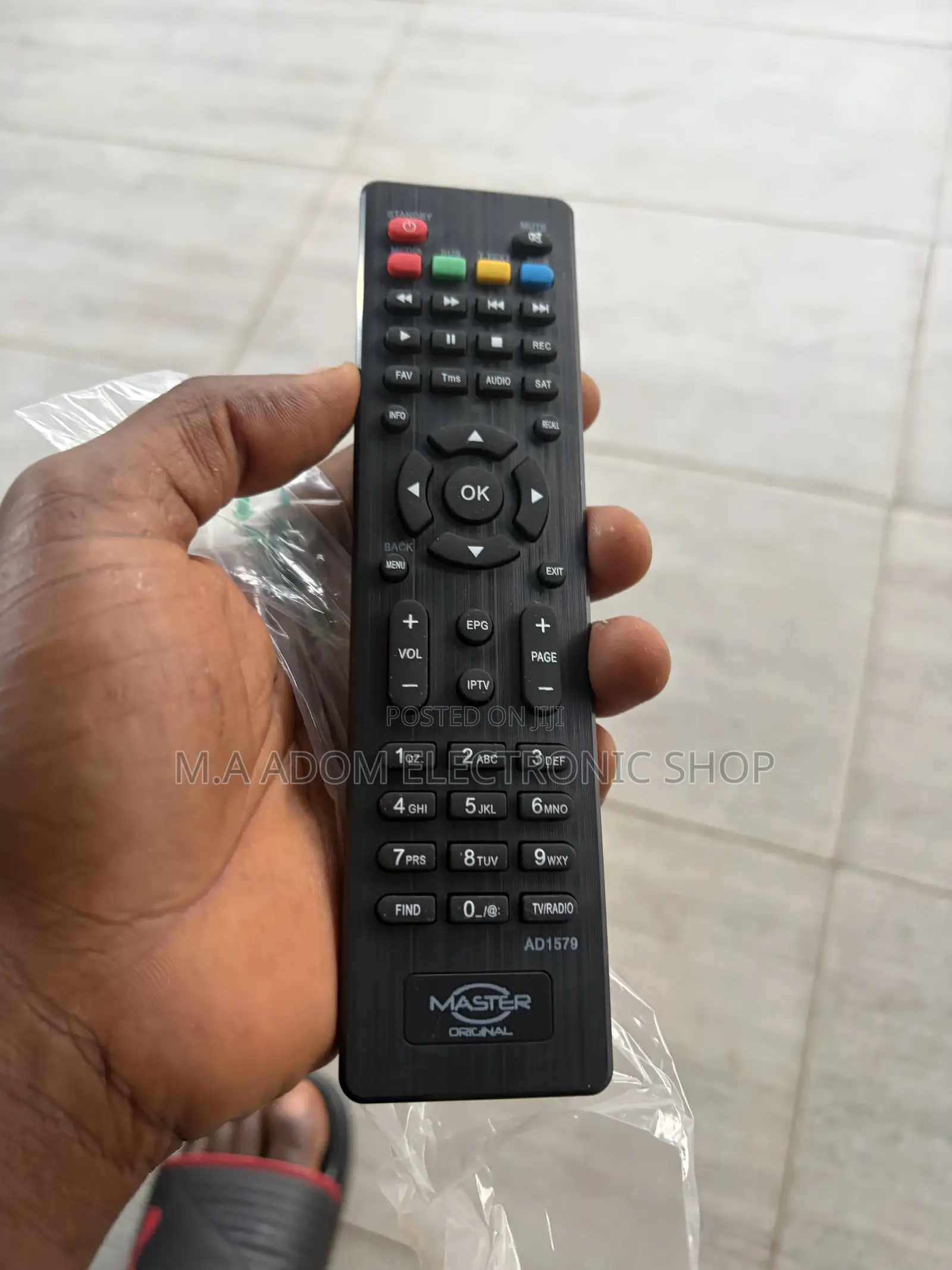 Master Original Replacement Remote Control for Digital Decoder