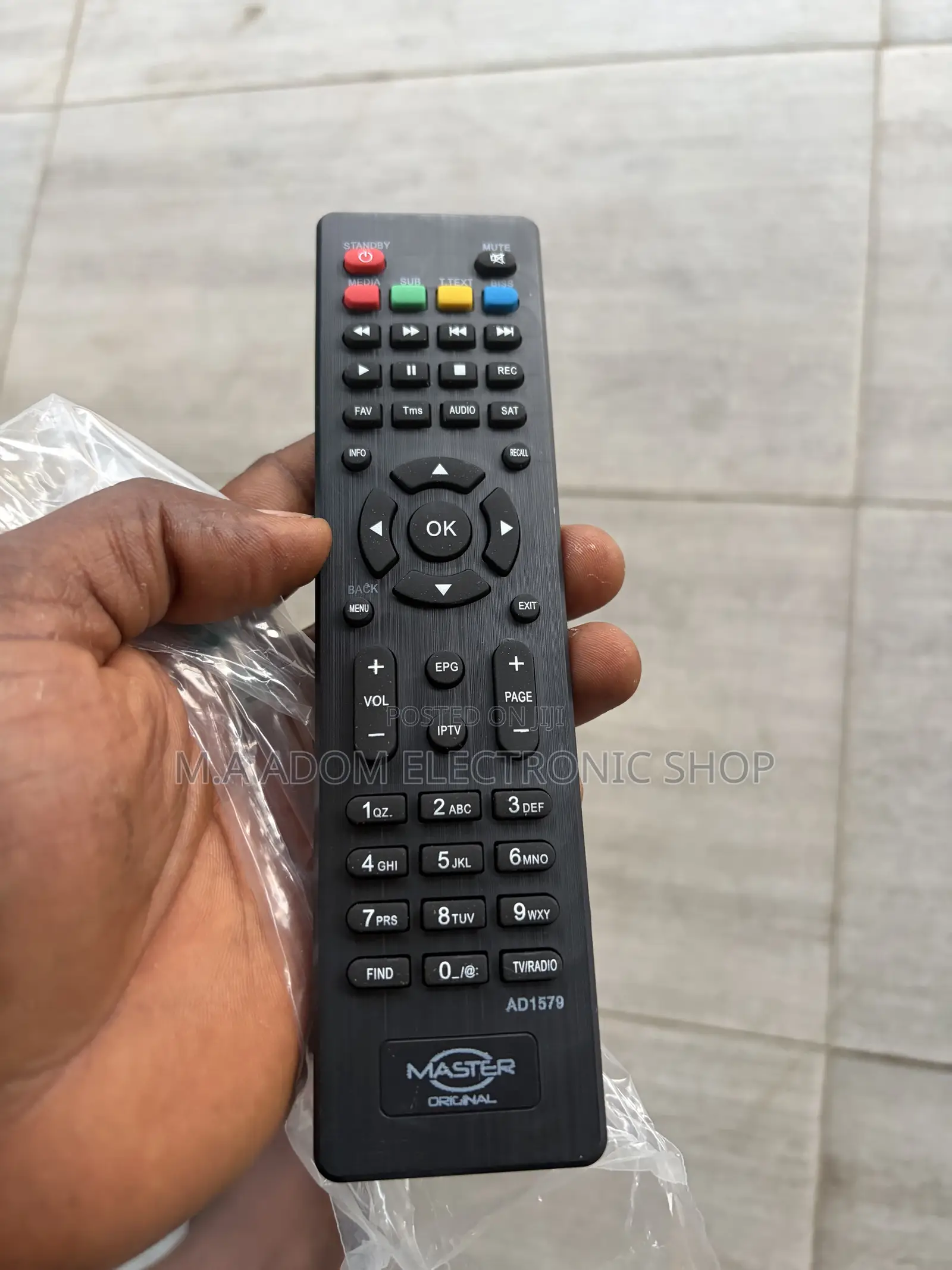 Master Original Replacement Remote Control for Digital Decoder