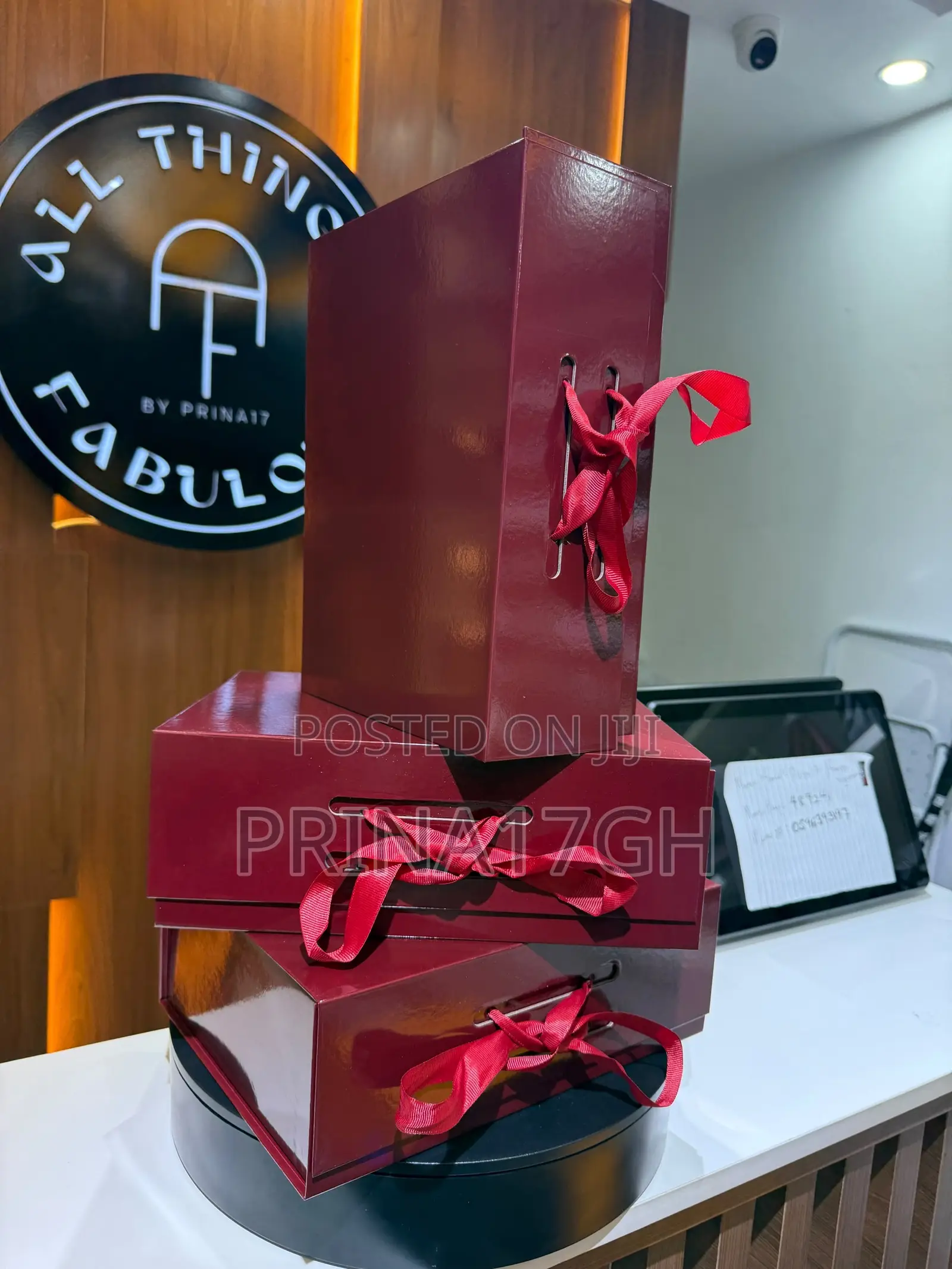 Red Small Size Gift Box