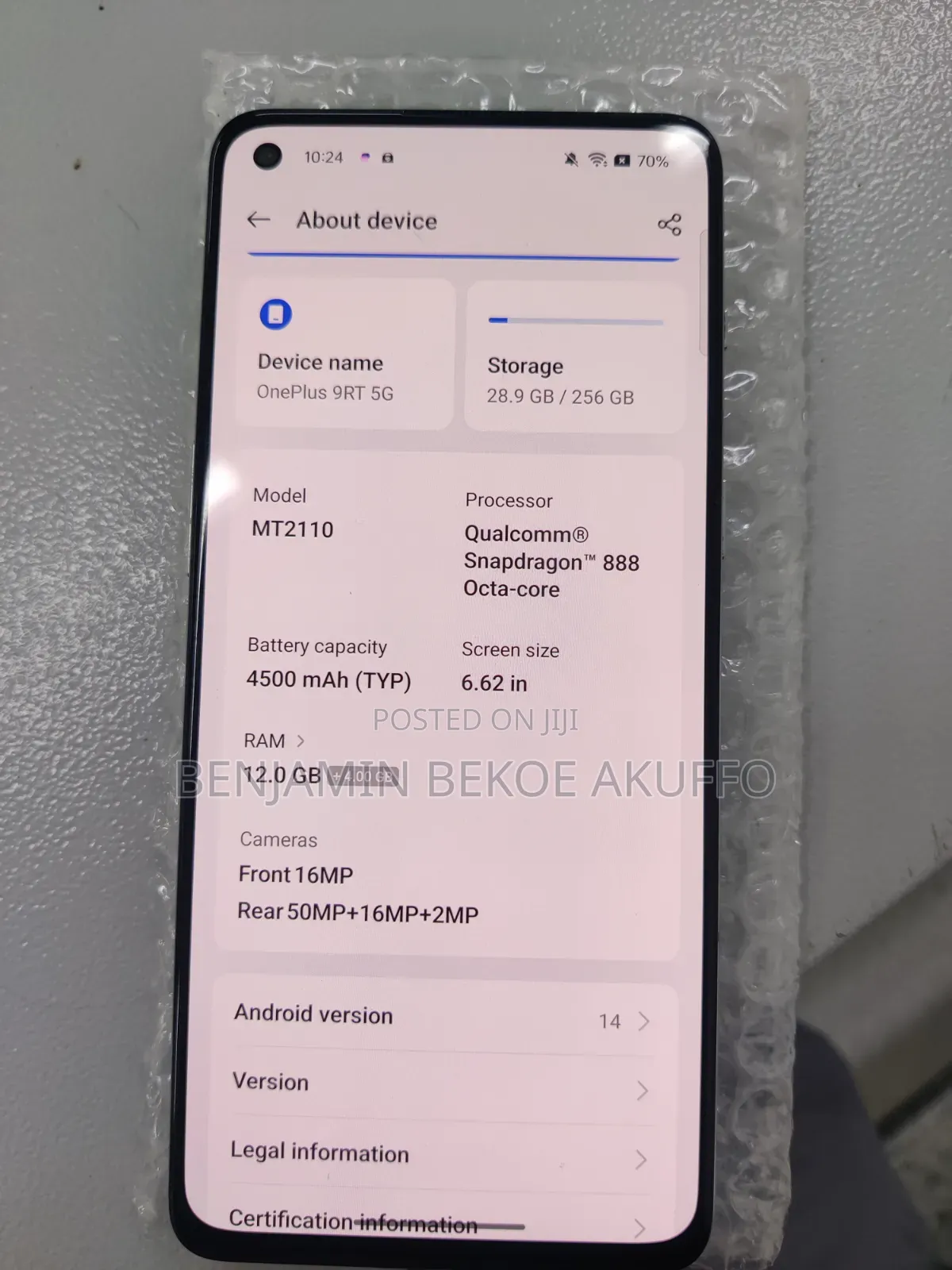 New OnePlus 9 256 GB Green