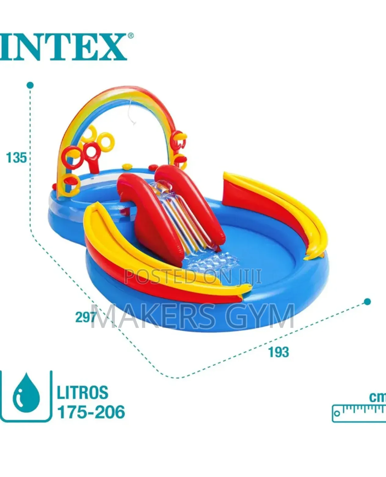 Swimming Pool(Rainbow Ring Inflatable Swimming Pool For