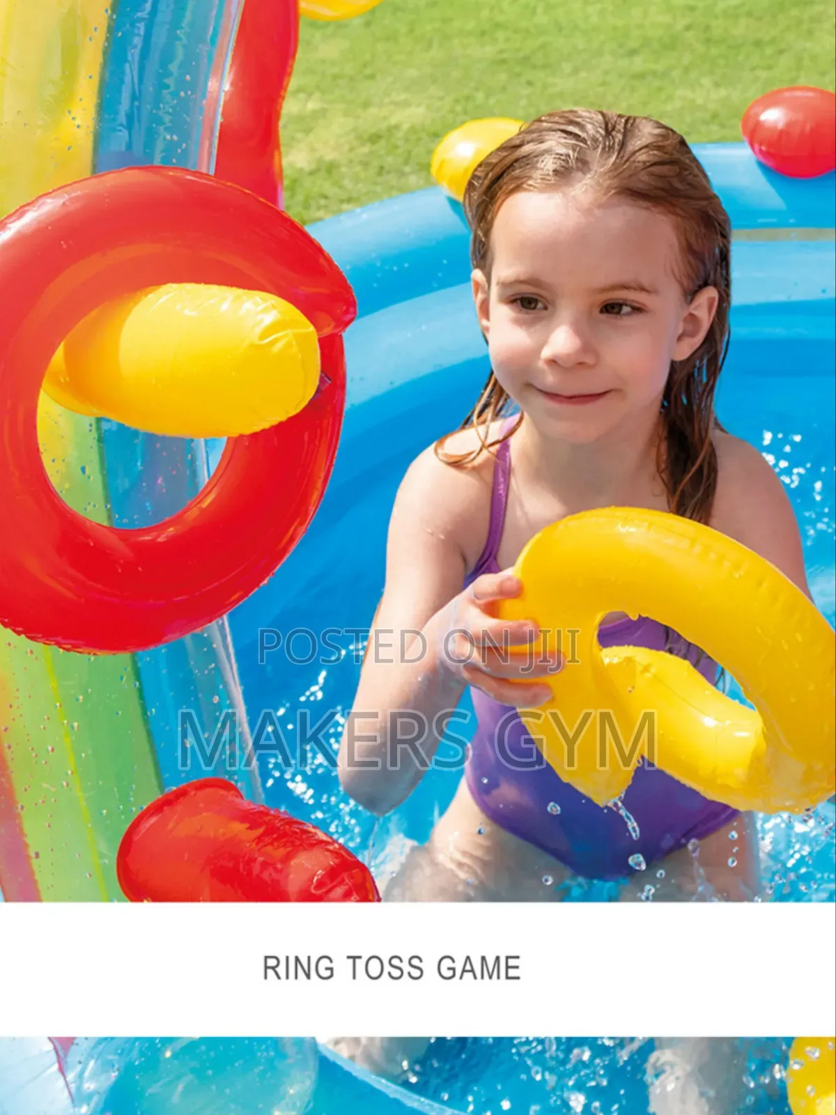 Swimming Pool(Rainbow Ring Inflatable Swimming Pool For