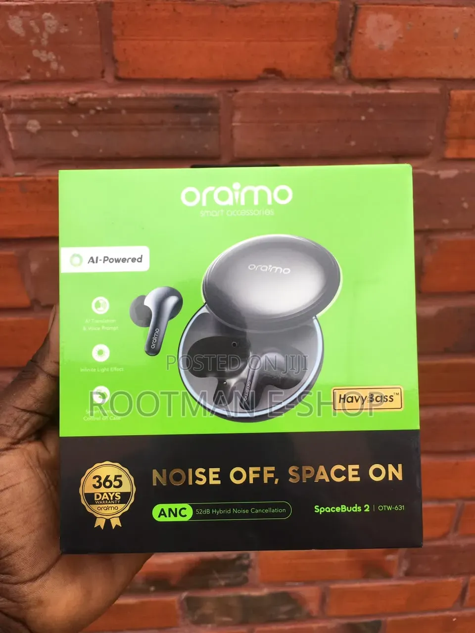 Oraimo SpaceBuds 2 AI Smart 45hrs Playtime True Wireless Earbuds