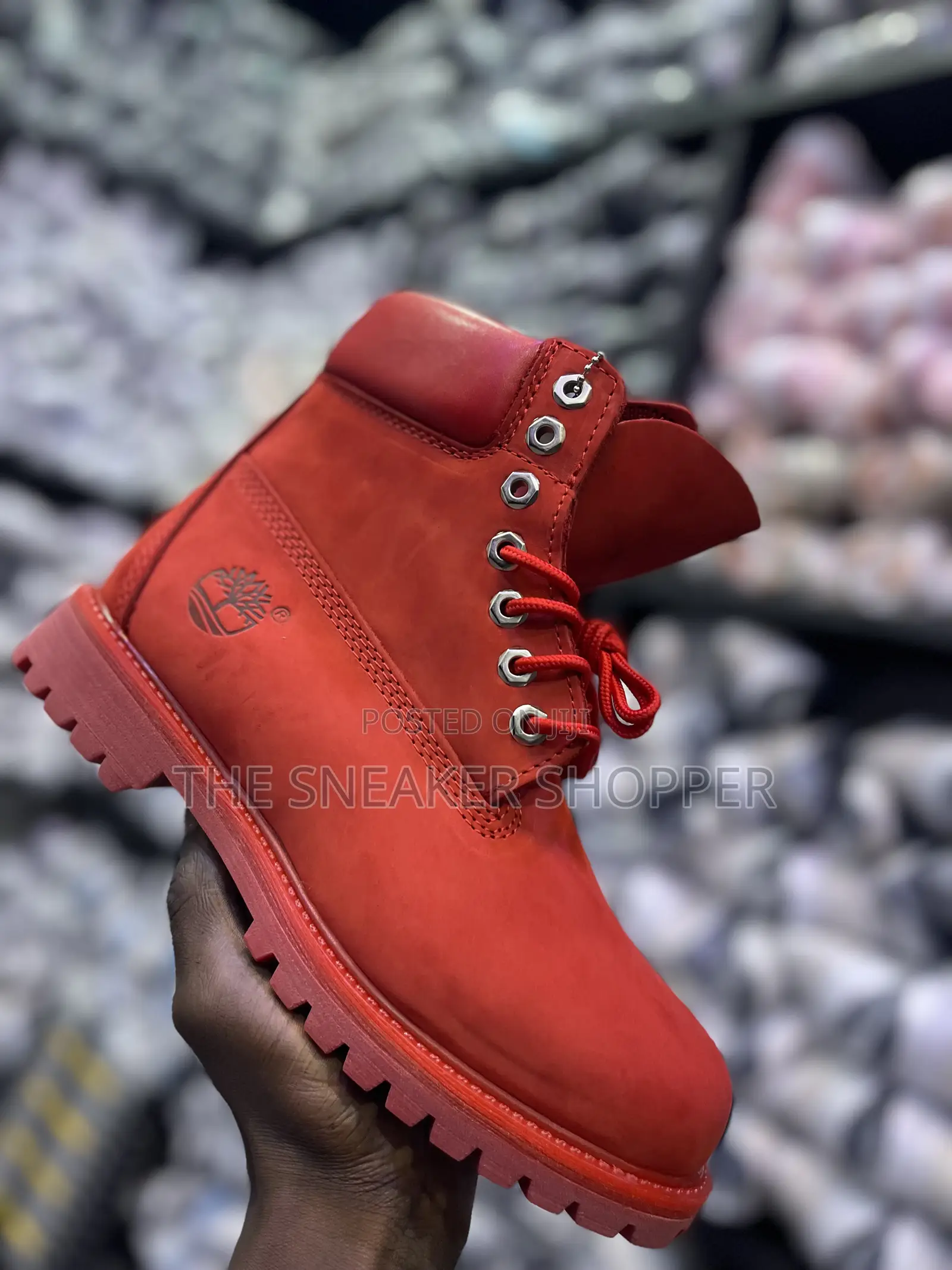 Timberland Solid Red Color