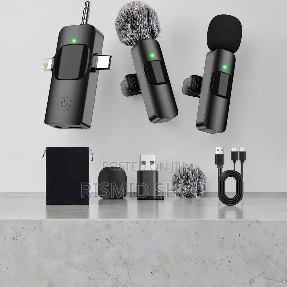 3 in 1 Wireless Lavalier Microphone(50431)