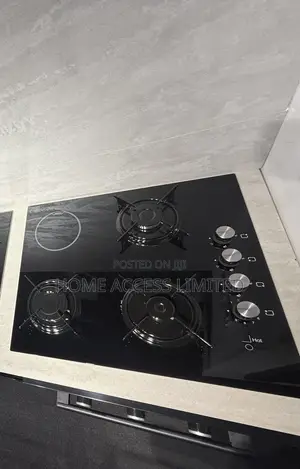 Luxell 60cm 3gas 1electric Hob Glass