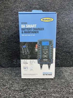Ring 8A Smart Battery Charger and Maintainer 12V 24V Cars