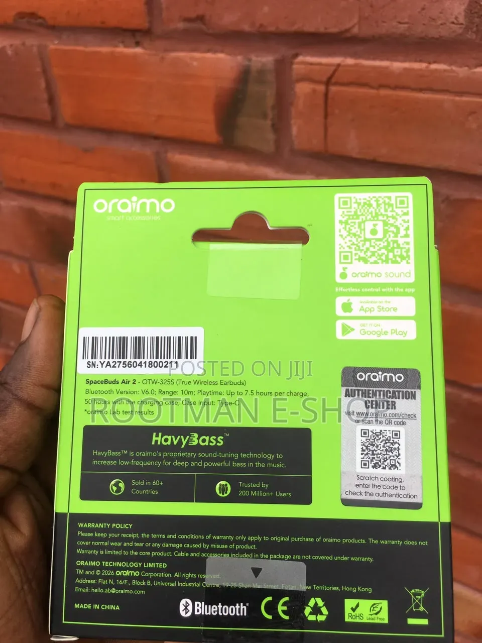 Oraimo SpaceBuds Air 2 50hrs Playtime