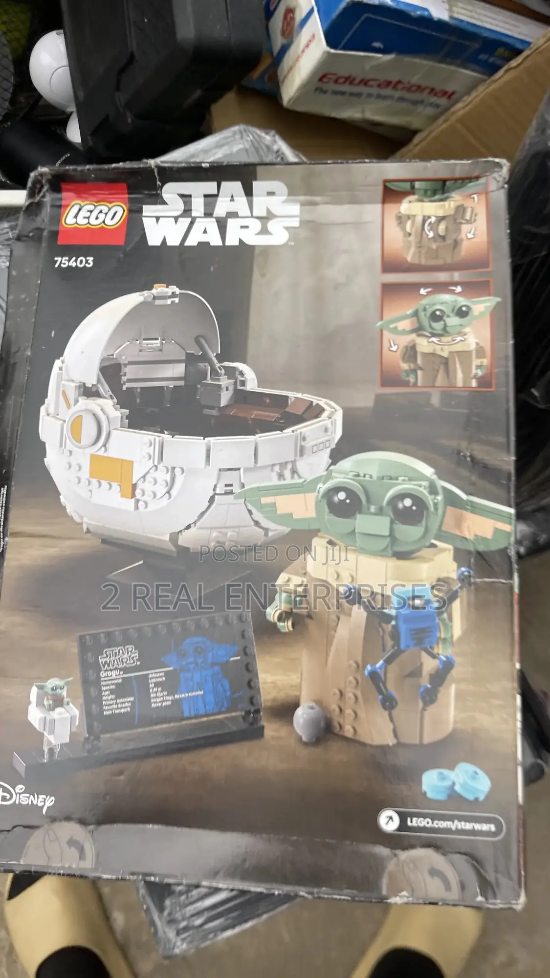 LEGO Star Wars Grogu With Hover Pram Set Contains 1048 Pieces