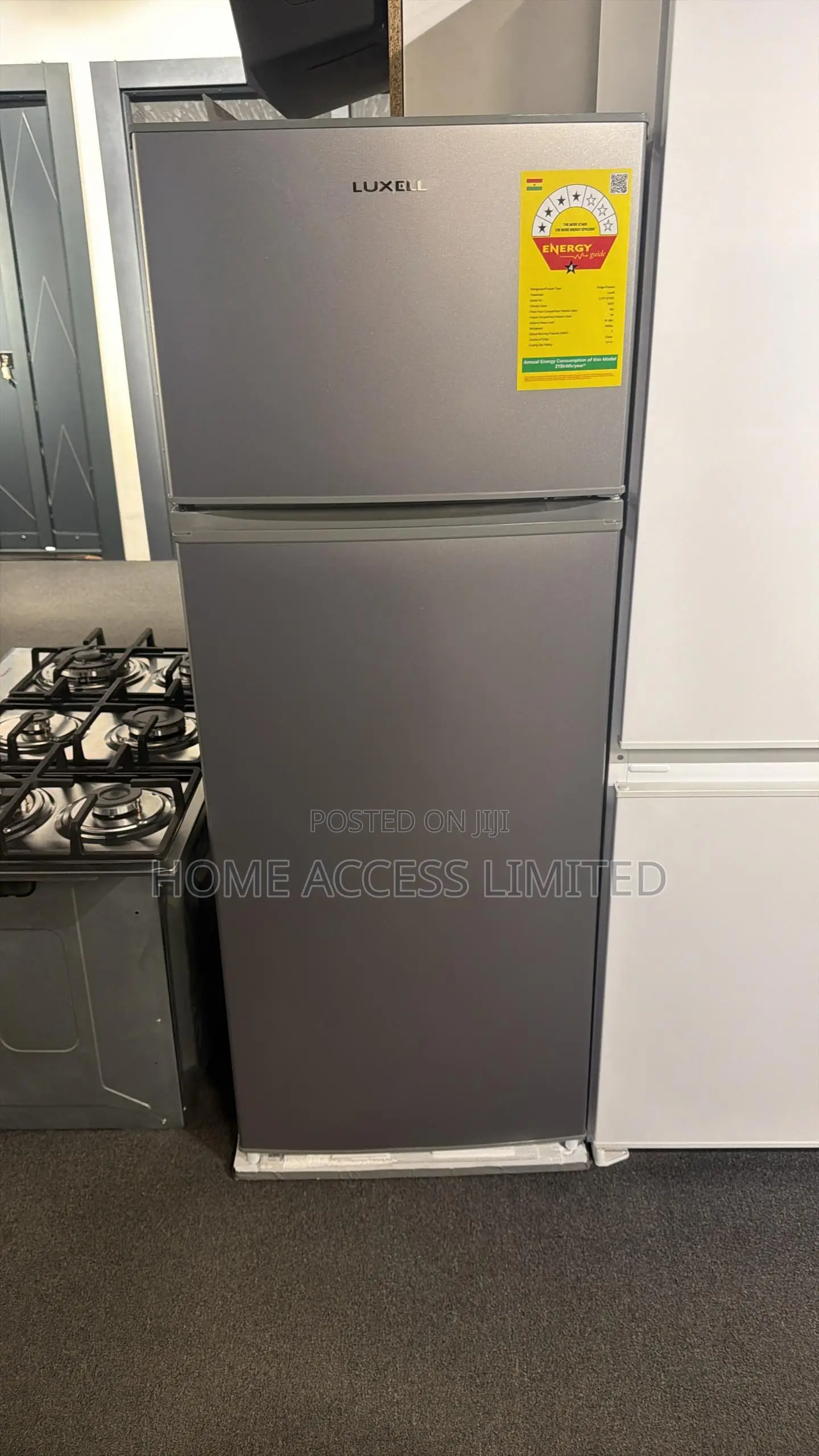 Luxell Double Door Table Top Refrigerator 202ltr