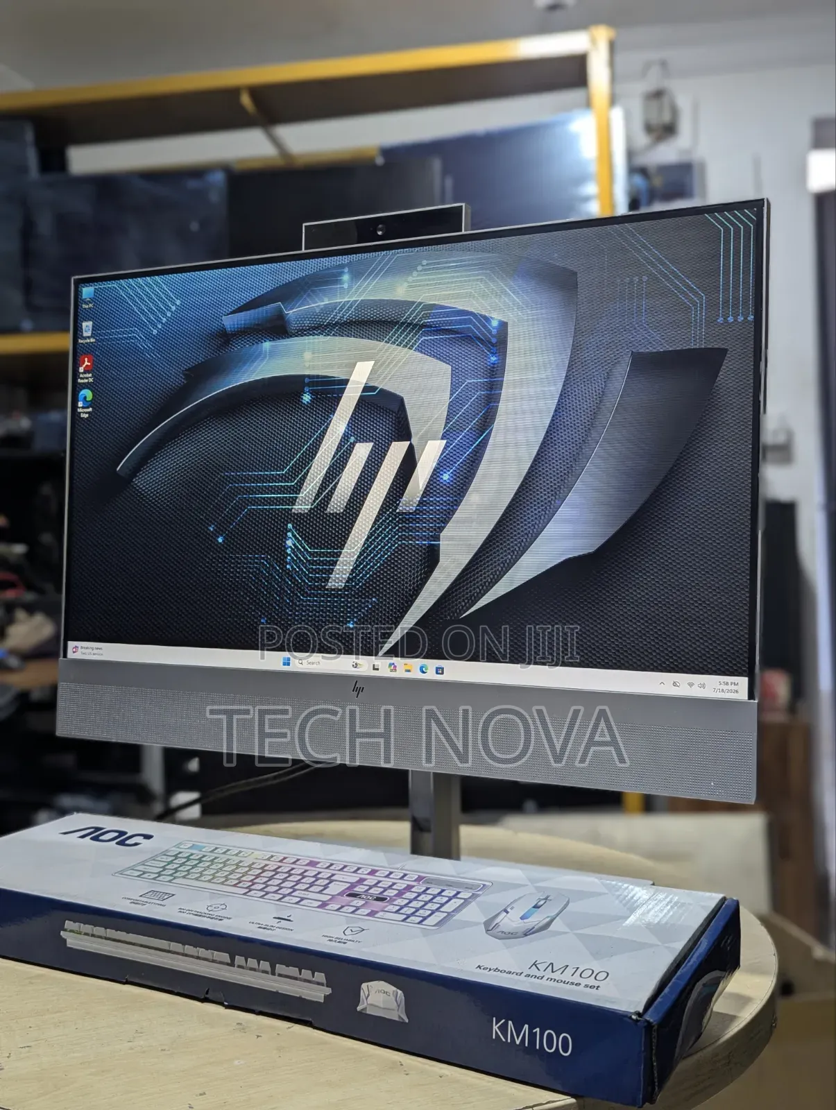 Desktop Computer HP EliteOne 800 G6 16GB Intel Core i7 SSD 512GB