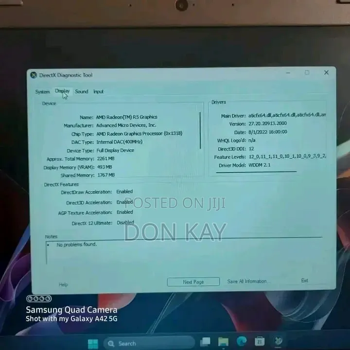 Laptop Lenovo G550 4GB AMD Ryzen 5 HDD+SSD 128GB