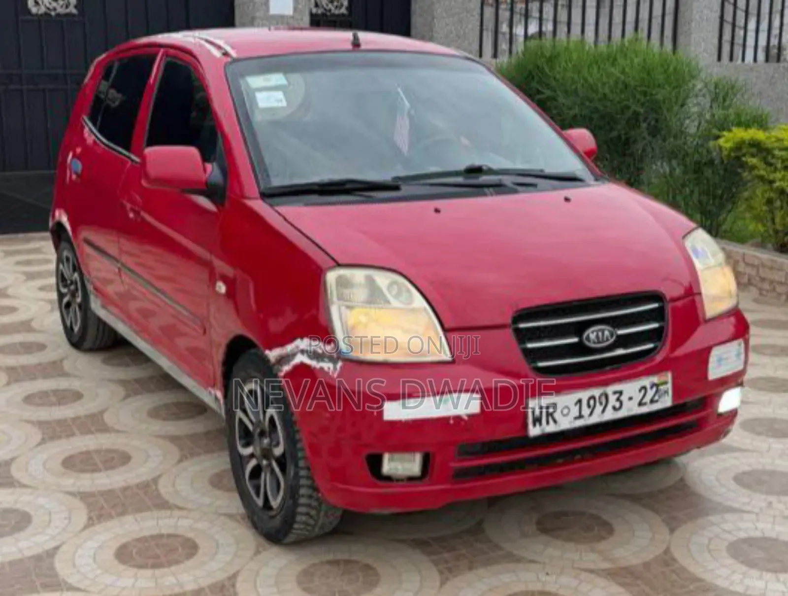 Kia Morning 2010 Red