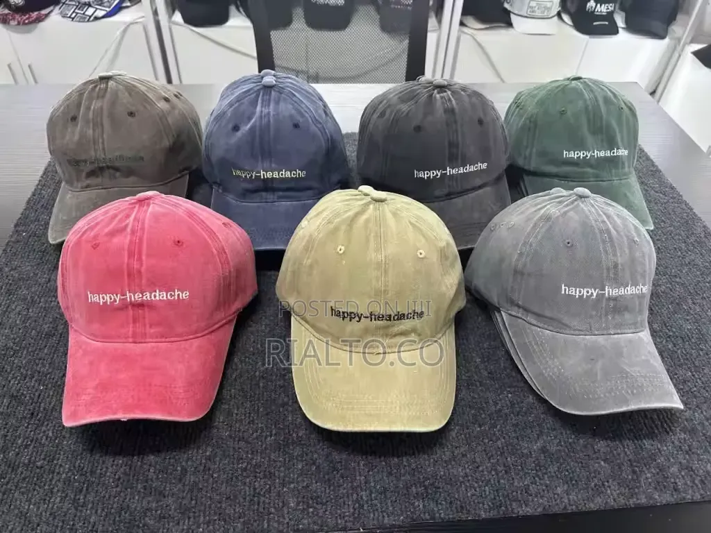Custom Vibtage Denim Distressed Dad Caps
