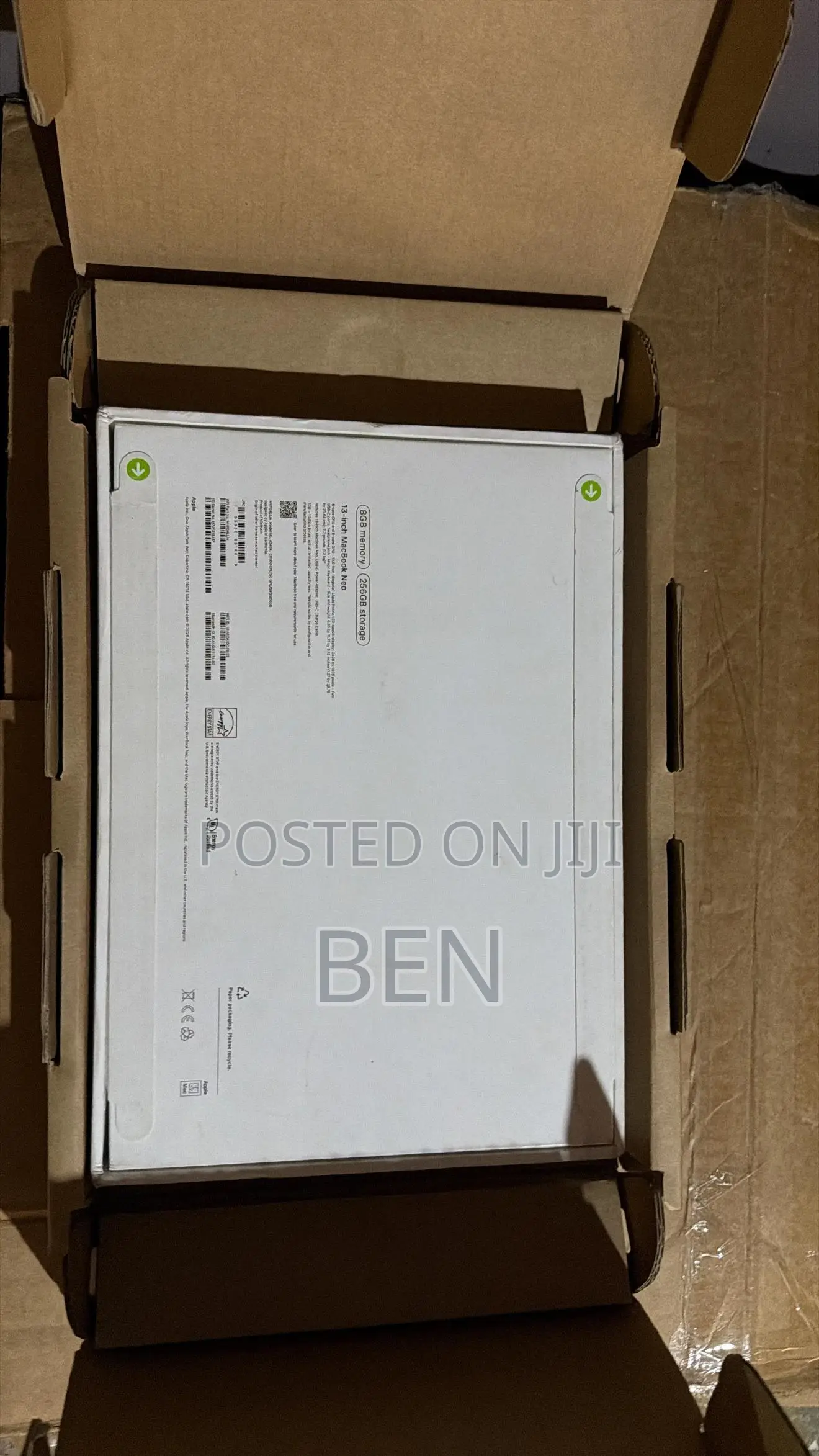 New Laptop Apple MacBook Neo 2026 8GB SSD 256GB