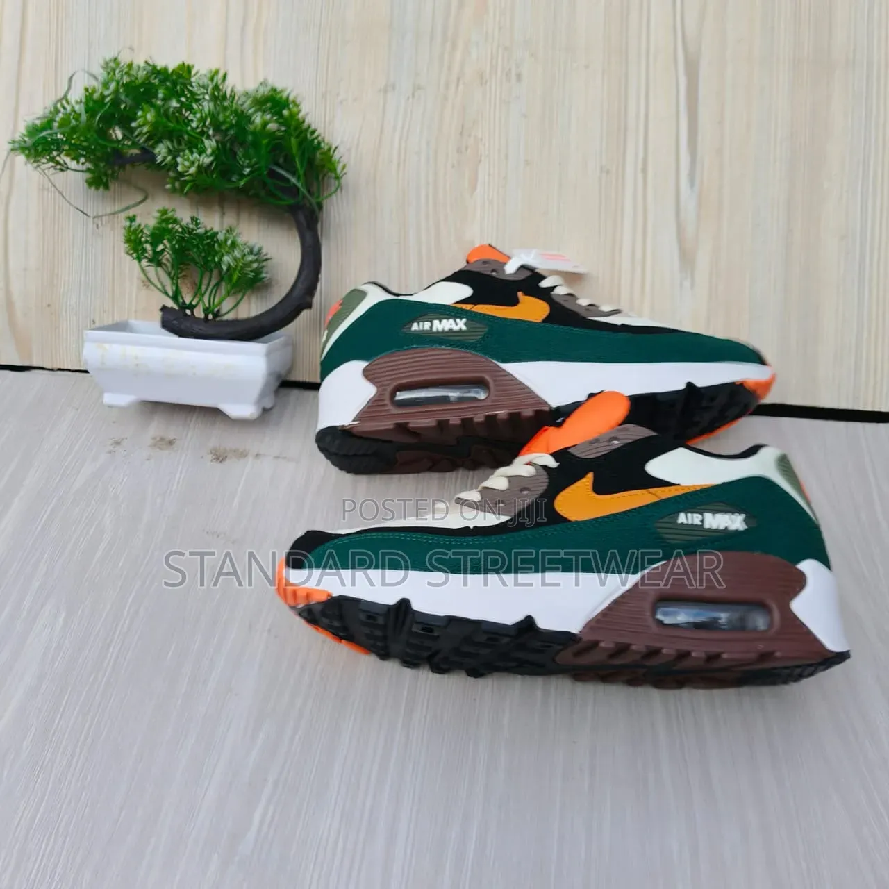 Nike Air Max 90 "Tweed Dark Army" Lifestyle Sneakers