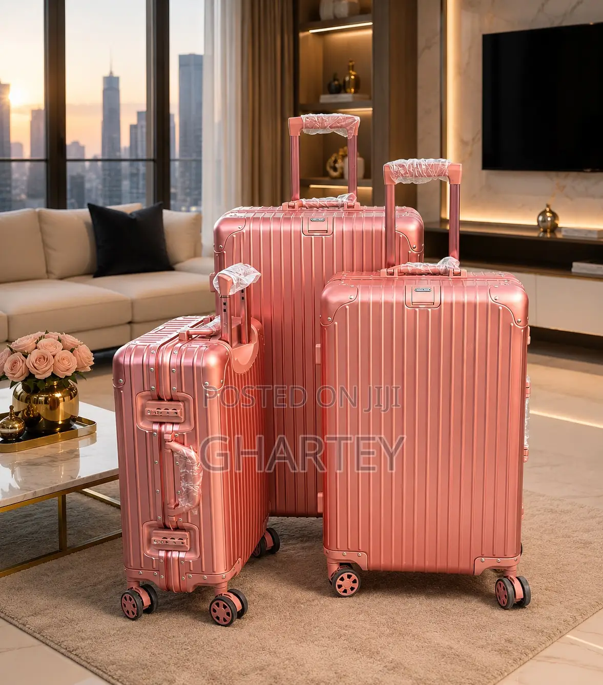 Luxury 3-Piece RIMOWA Suitcase Set – Durable, Stylish Travel Ready