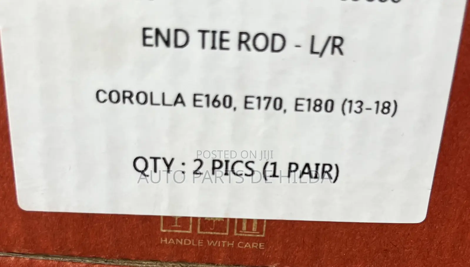 Toyota Corolla Tie Rod End L/R (2013-2018)