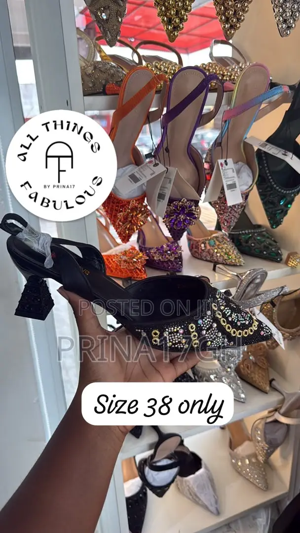 Luxe Crystal Mule Heels