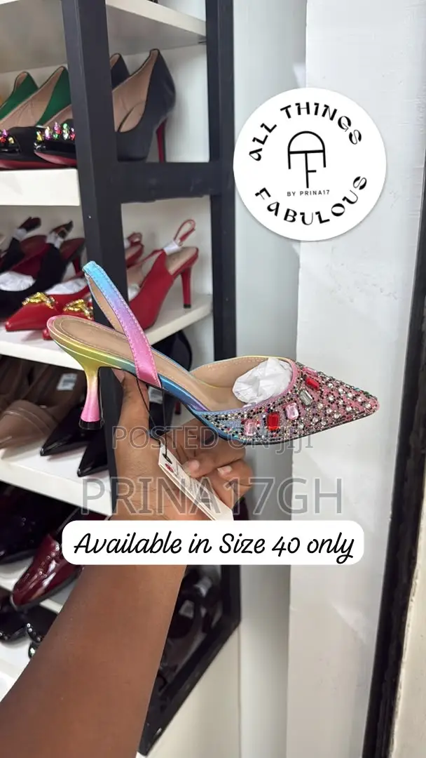Luxe Crystal Mule Heels