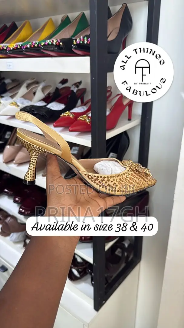 Luxe Crystal Mule Heels