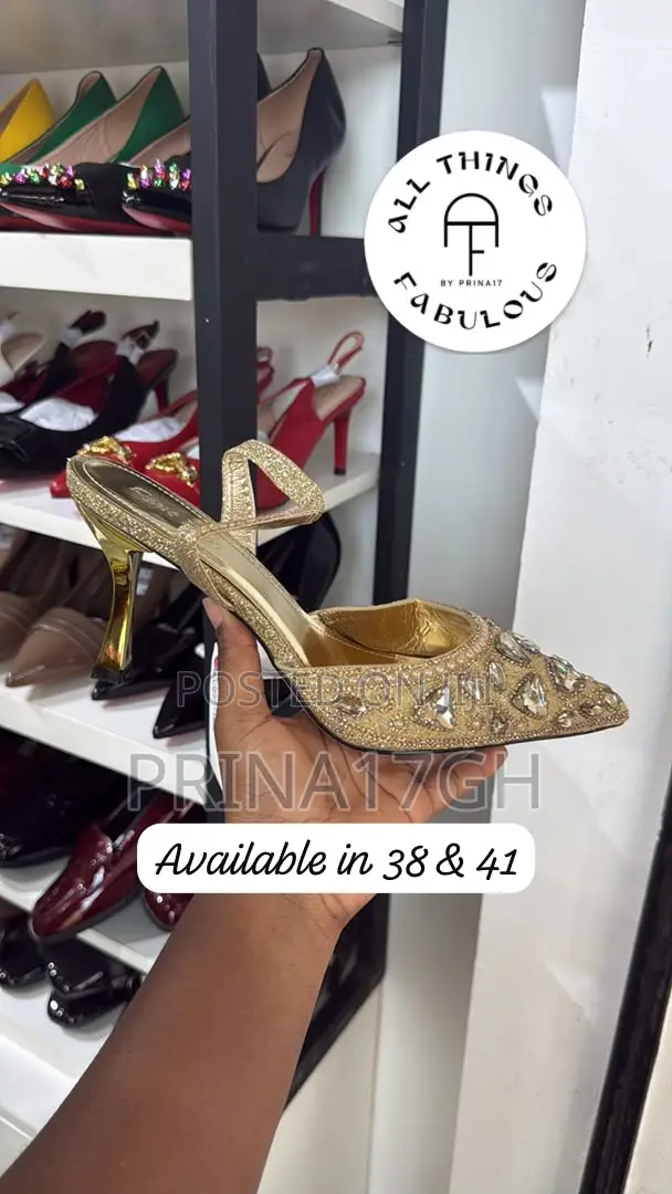 Luxe Crystal Mule Heels