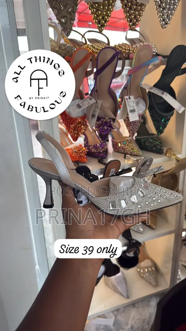 Luxe Crystal Mule Heels
