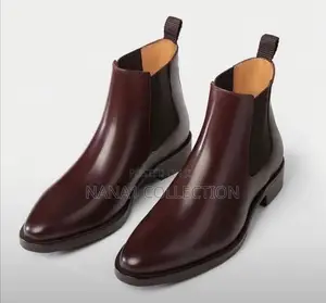 Men’s Classic Leather Chelsea Boots “Black/Brown”