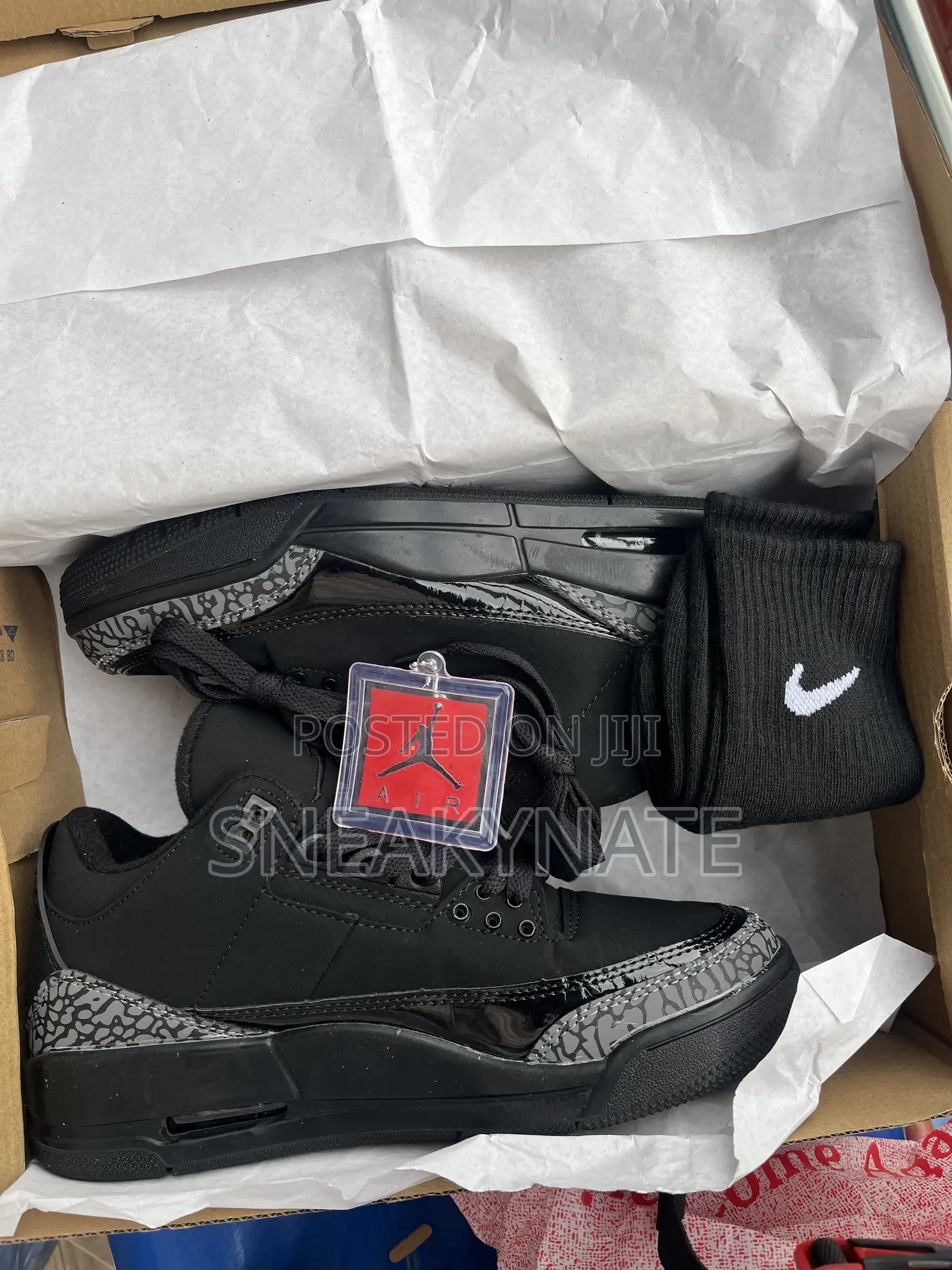 COOL Jordan 3 BlackCat Unisex Sneakers