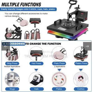 5 in 1 Combo HEAT PRESS MACHINE