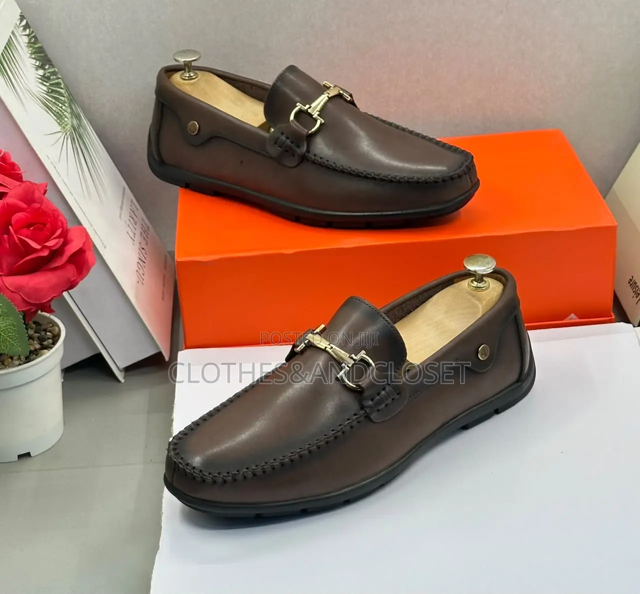 Premium Men's Leather Horsebit Loafers | Executive Slip-on Dress Shoes
