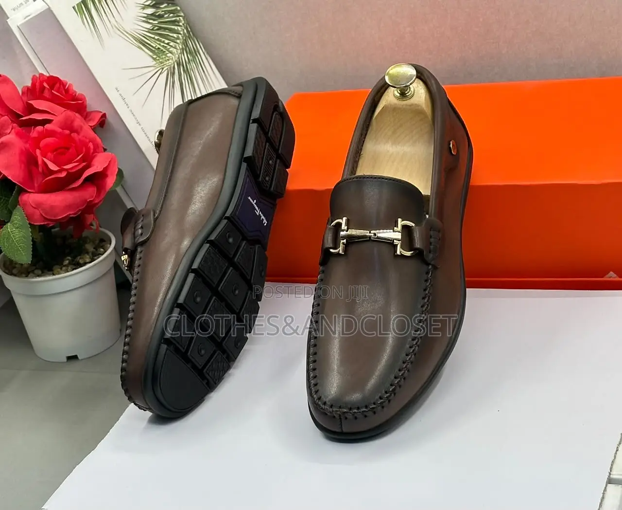 Premium Men's Leather Horsebit Loafers | Executive Slip-on Dress Shoes