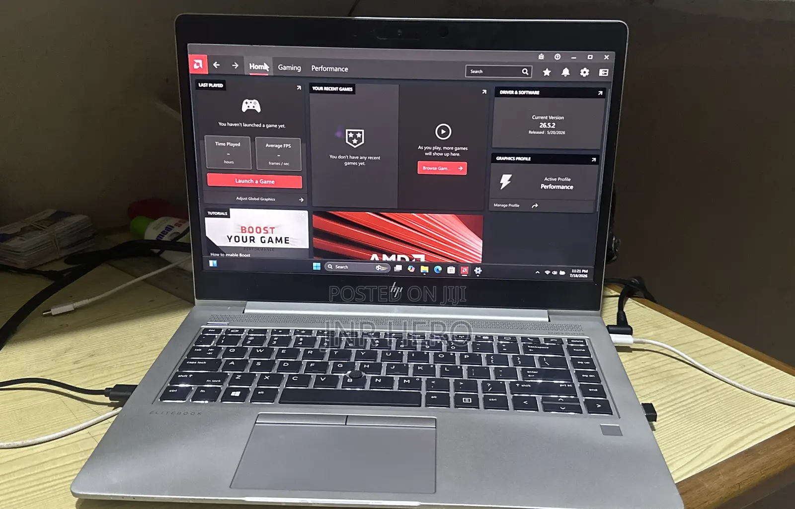 Laptop HP EliteBook 840 G6 16GB AMD Ryzen 5 SSD 512GB