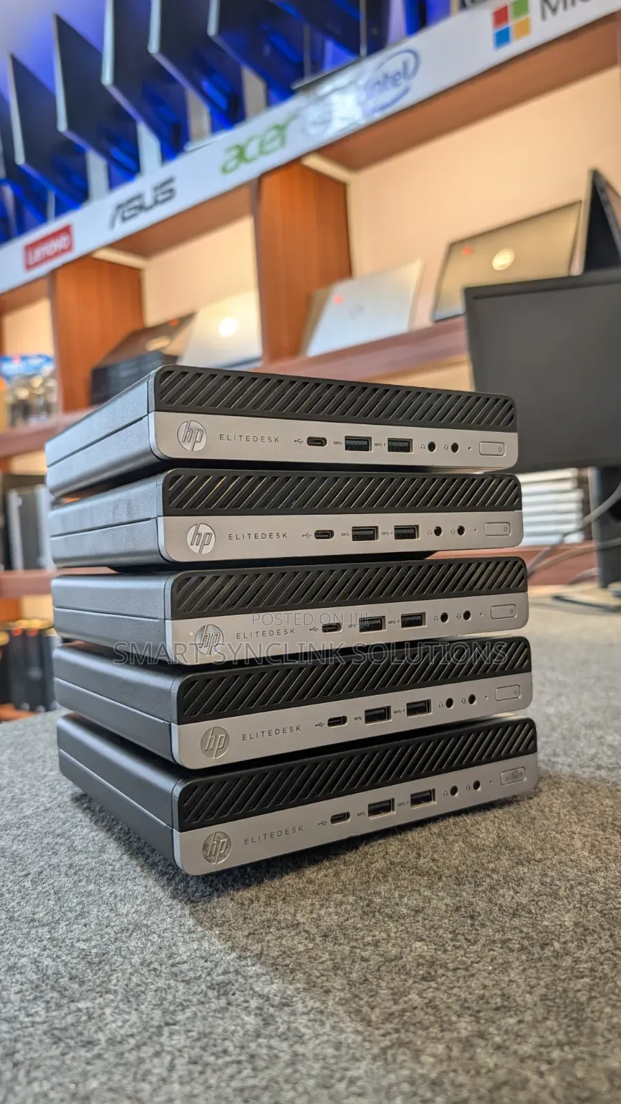 Desktop Computer HP EliteDesk 705 16GB AMD Ryzen 5 SSD 256GB