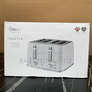 Swan Symphony Black Toaster - 4 Slice
