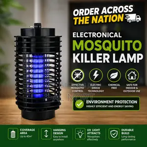 HK-1107 – Electronic Mosquito Killer Lamp – Black