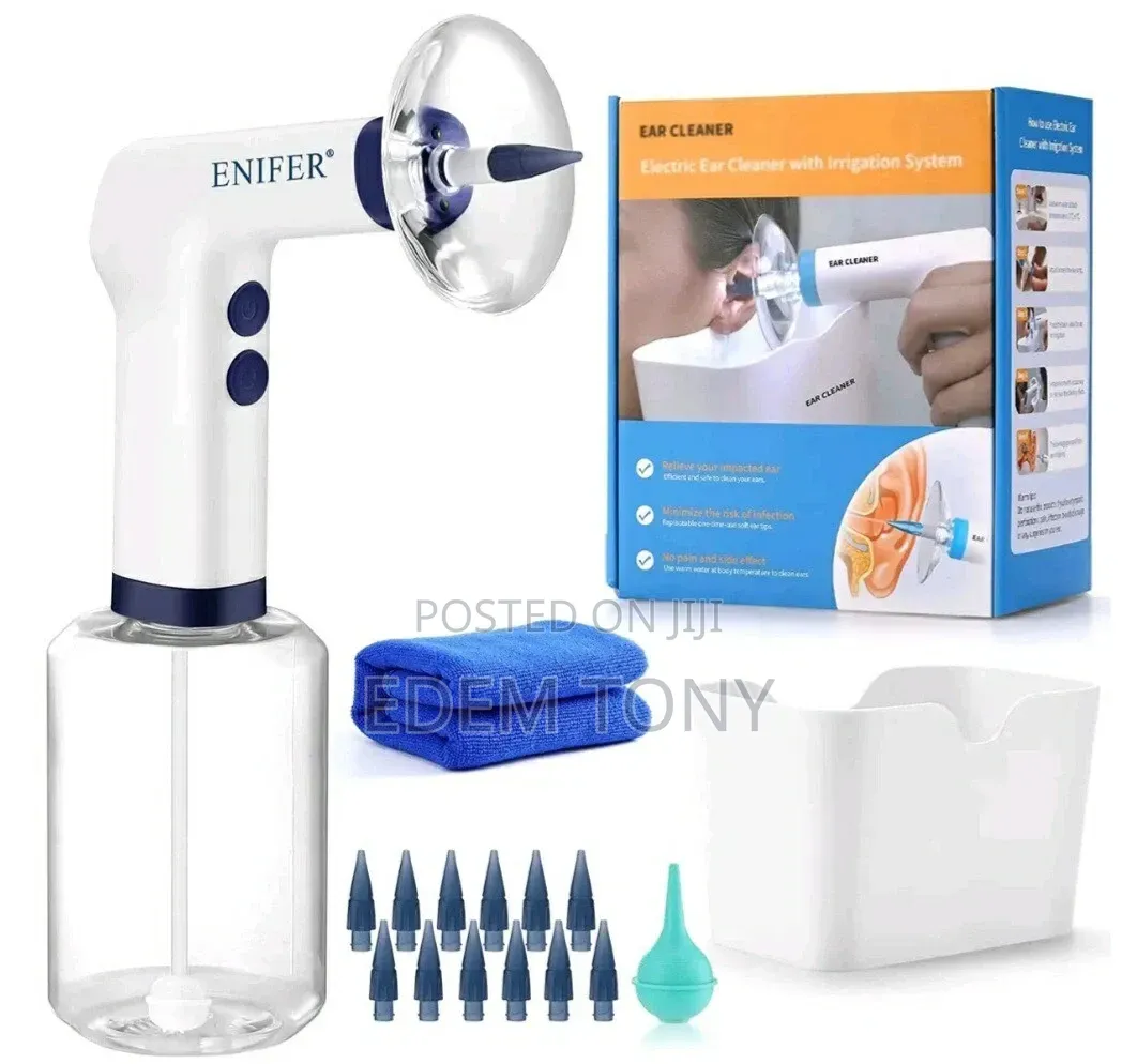 Electric Ear Wax Removal Cleaning Kit :Rechargeable Irrigation System