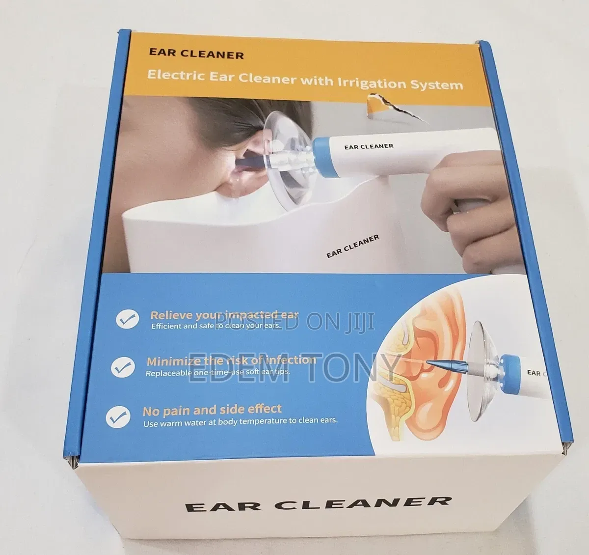 Electric Ear Wax Removal Cleaning Kit :Rechargeable Irrigation System