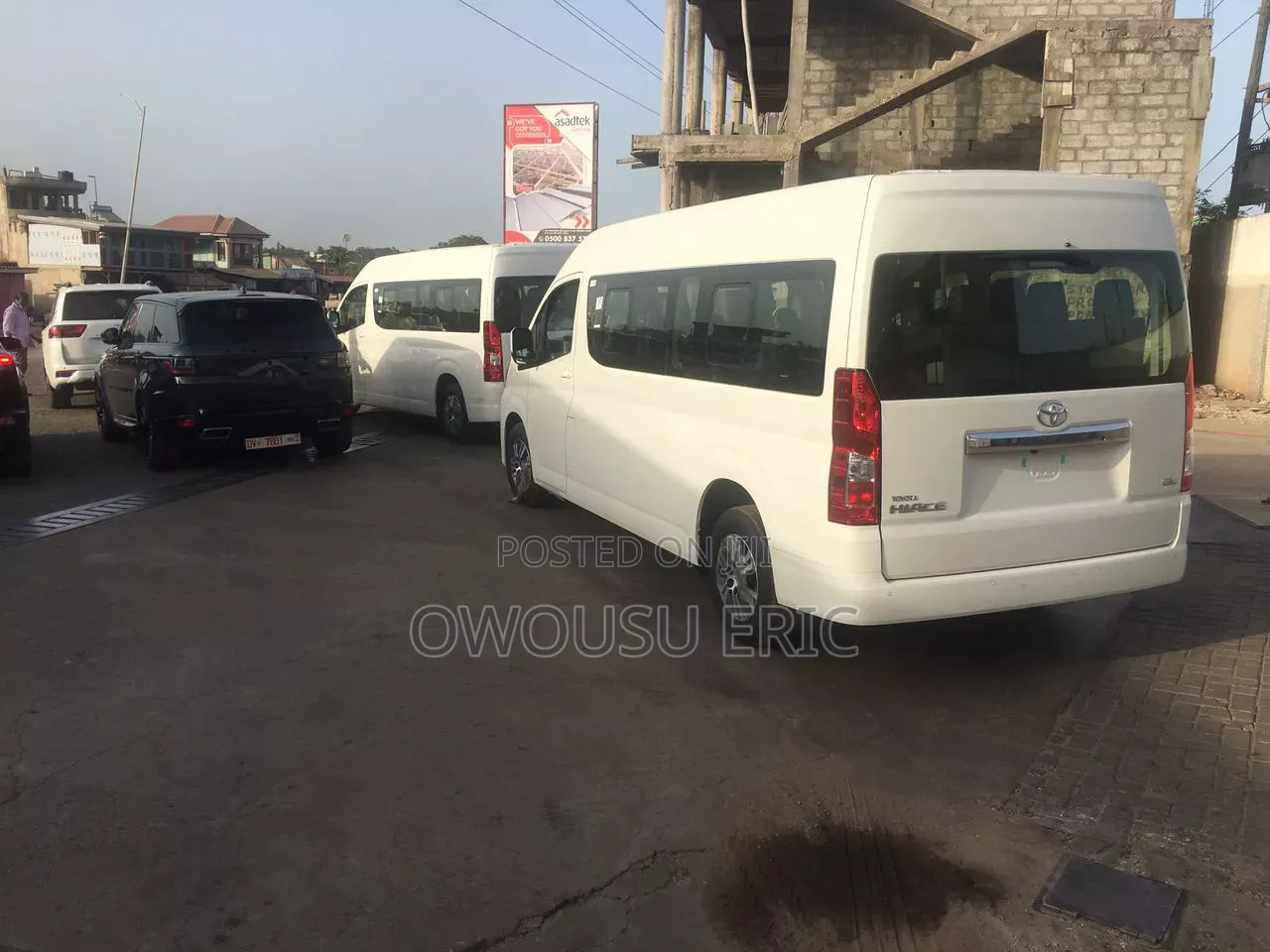 New Toyota HiAce 2024 White