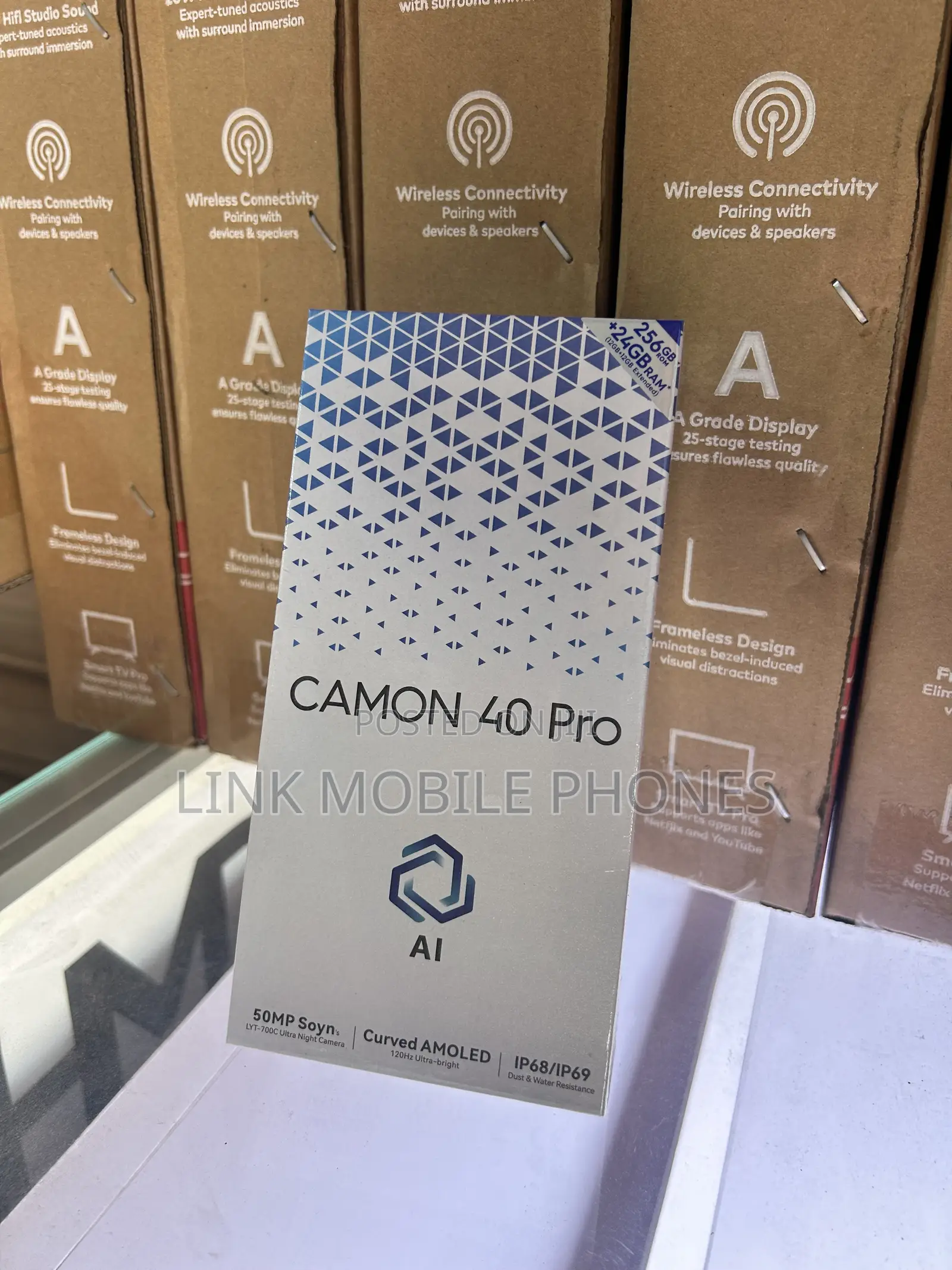 New Tecno Camon 40 Pro 5G 256 GB Gray