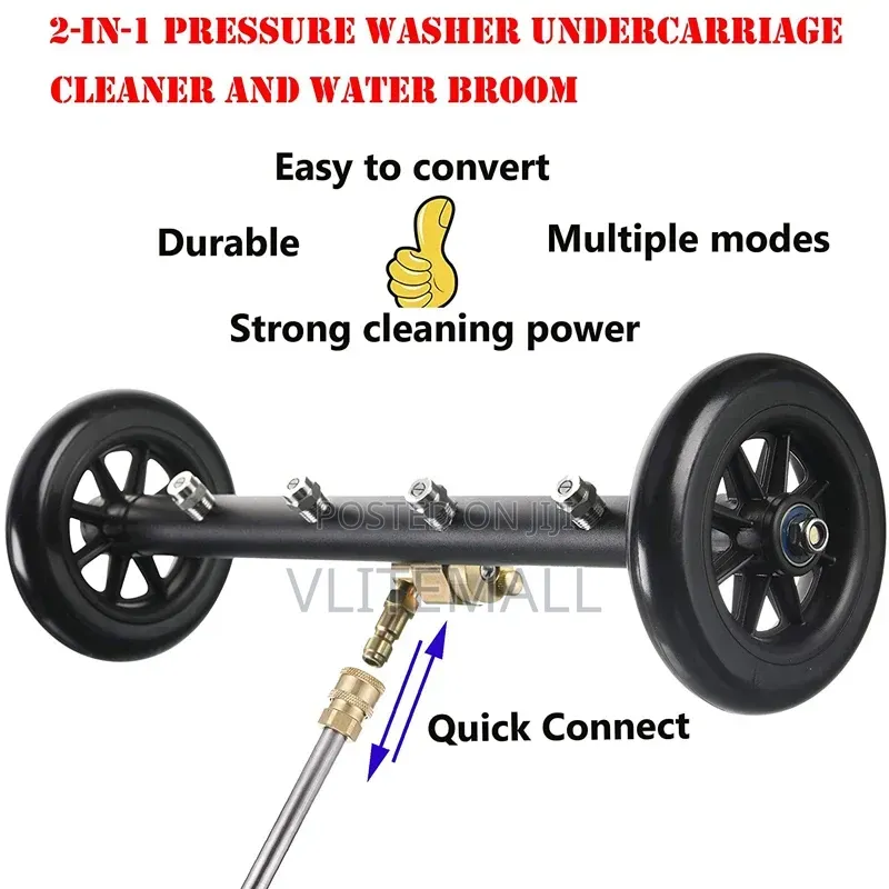 Undercarriage Cleaner and Water Broom